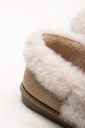 Closed Back Slippers Tan (3)