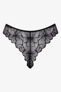 Black Floral Lace Thong (1)