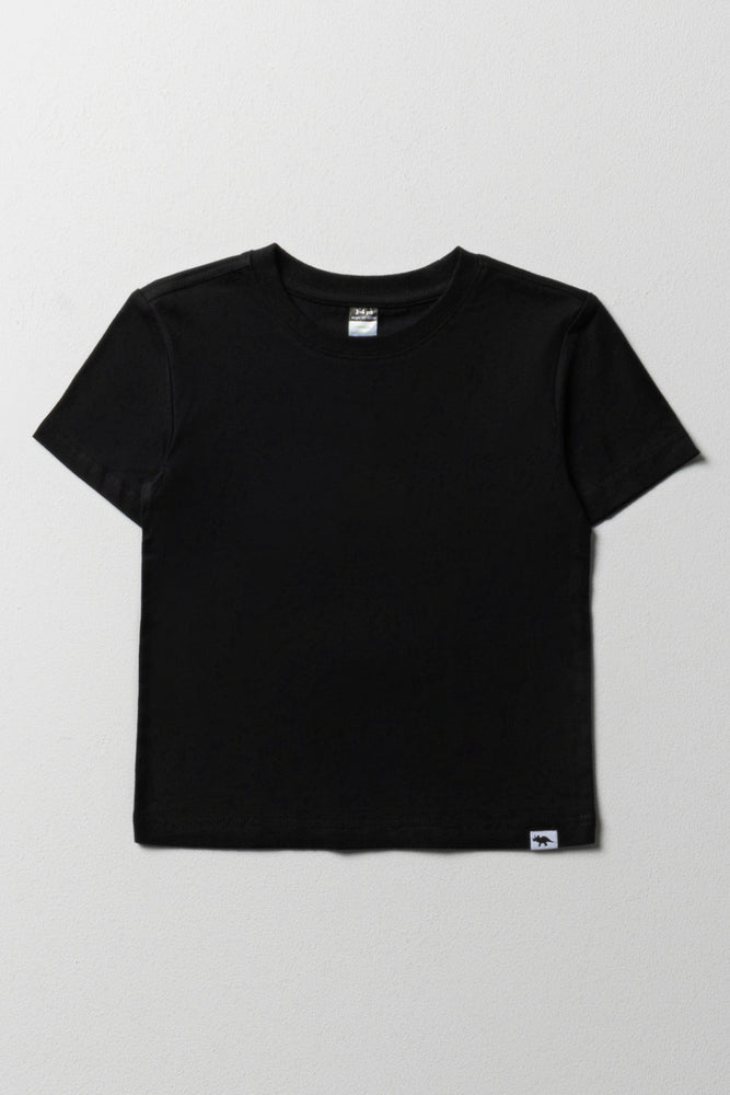 Basic Black Short Sleeve T-Shirt