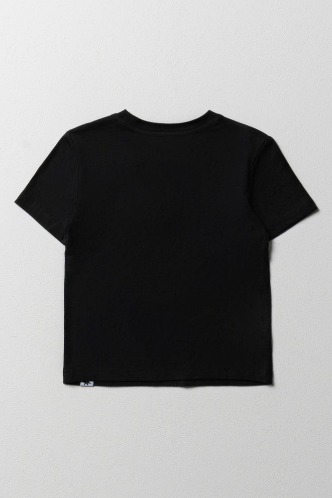 Basic Black Short Sleeve T-Shirt (2)