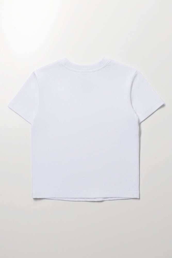 White Crew Neck T-Shirt (2)
