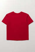 Basic Red Cotton T-Shirt (2)