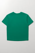 Basic Green Short Sleeve T-Shirt (2)