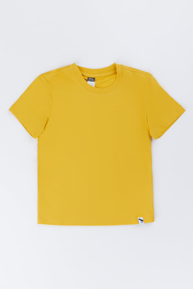 Basic Ochre Short Sleeve T-Shirt