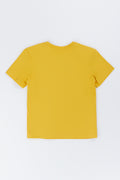 Basic Ochre Short Sleeve T-Shirt (2)