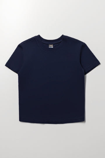 Basic Navy Short Sleeve T-Shirt