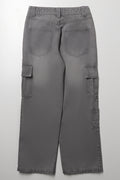 Baggy Cargo Denim Jeans Grey (2)