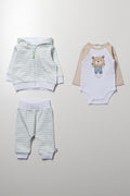 3 Piece Buddy Bear Set Green (2)