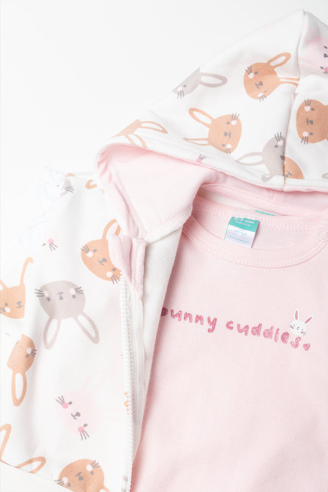 3 Piece Bunny Set Cream