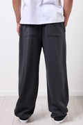 Charcoal Balloon Fit Track Pants (2)