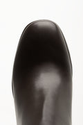 Block Heel Long Boots Brown (4)