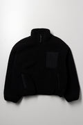 Zip Through Tracktop Black