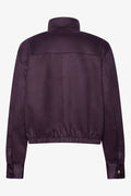Funnel Neck Jacket Brown (1)