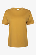 Short Sleeve Crew Neck T-Shirt Yellow