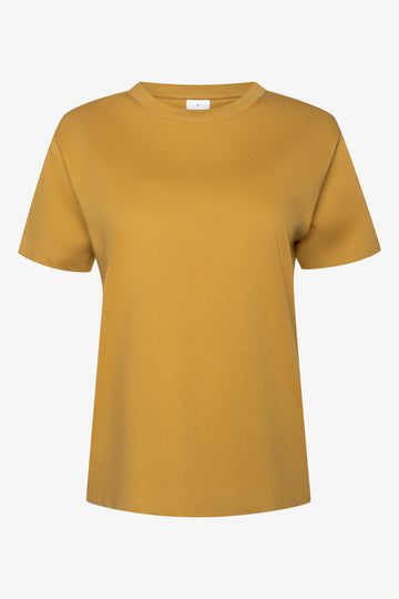 Short Sleeve Crew Neck T-Shirt Yellow