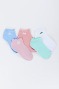 5 Pack Low Cut Socks Multicolour