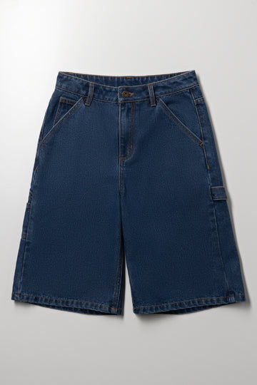 Carpenter Jorts Dark Blue | Bottoms & Jeans | Ackermans