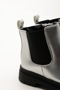 Metallic Chelsea Boots Silver (3)