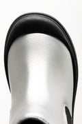 Metallic Chelsea Boots Silver (4)