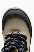 Collar Lace Up Boots Natural (4)