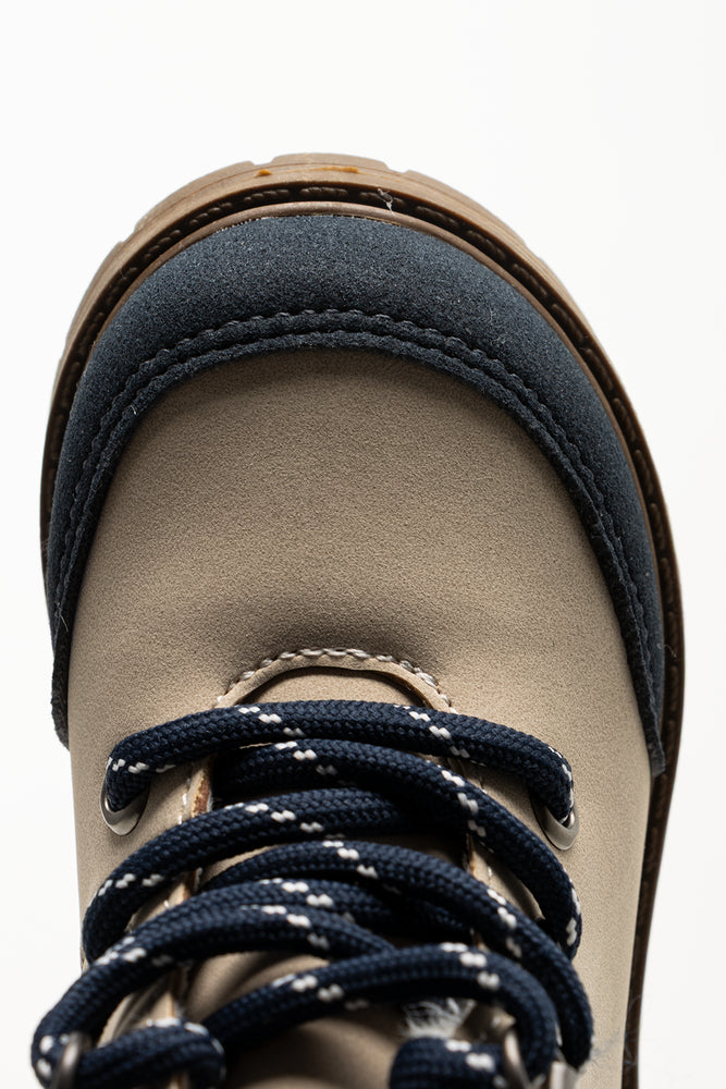 Collar Lace Up Boots Natural | Shoes | Ackermans