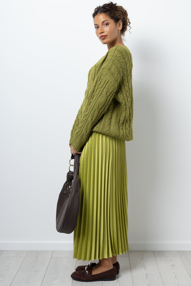 Long Sleeve Crew Neck Jersey Green (1)