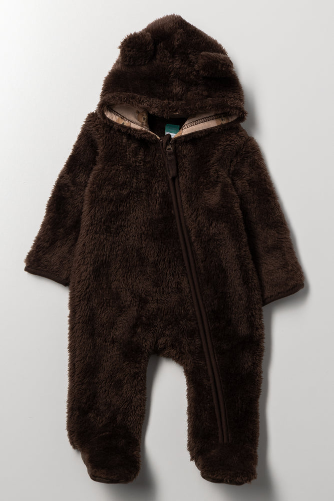 Buddy Bear Babygrow Brown