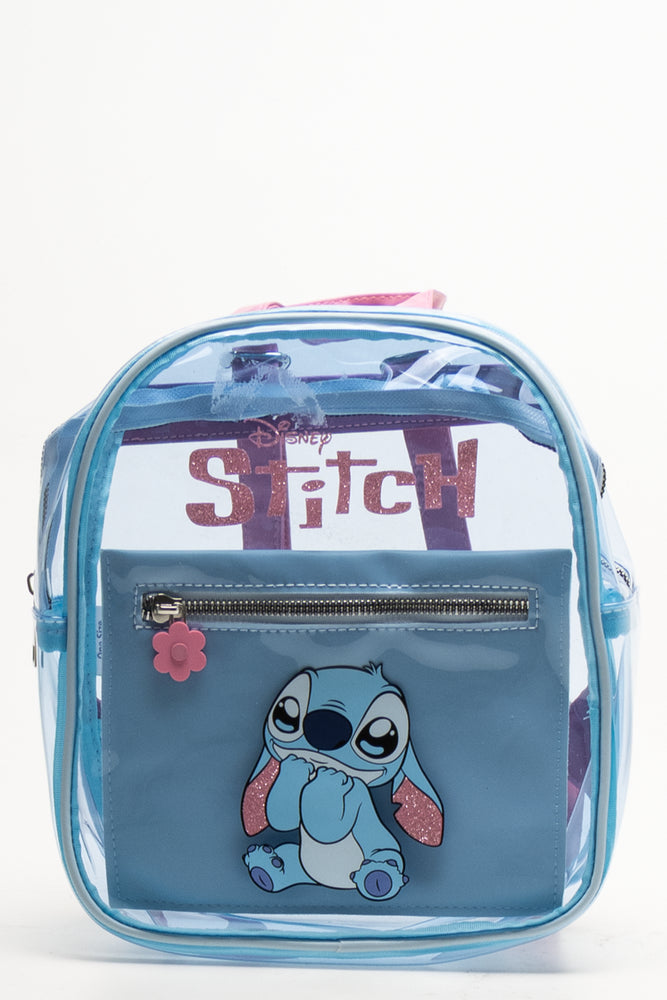 Stitch Backpack Light Blue