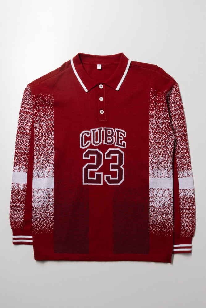 Knit Golfer Red
