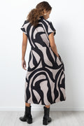 Floral Dress Black (2)