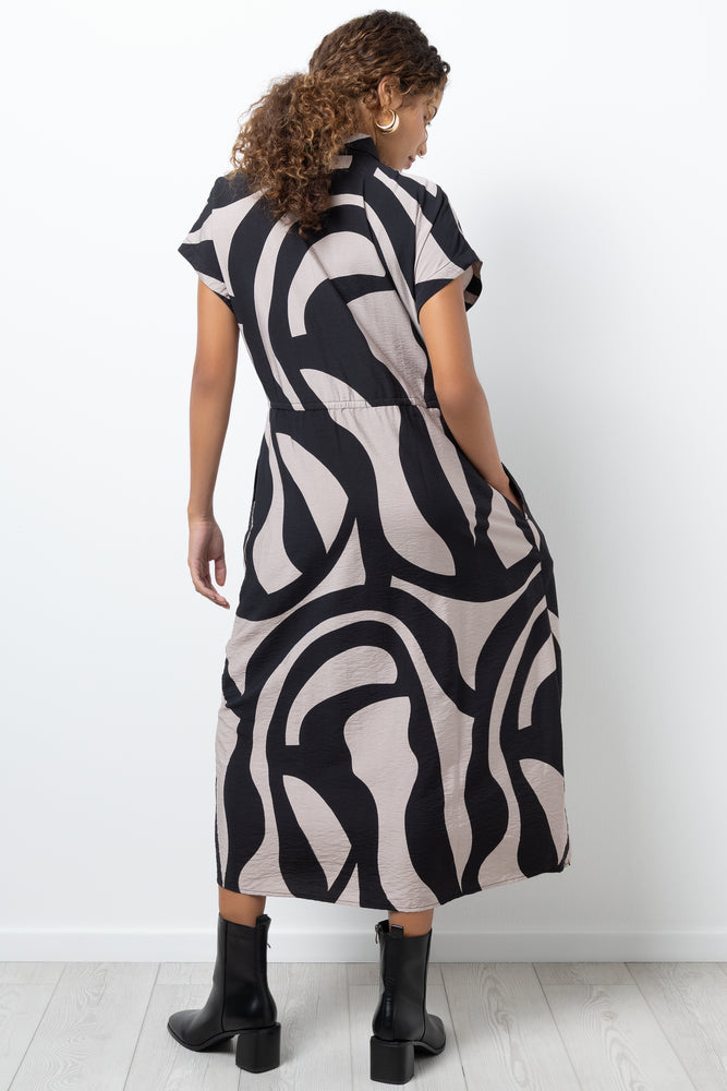 Floral Dress Black (2)