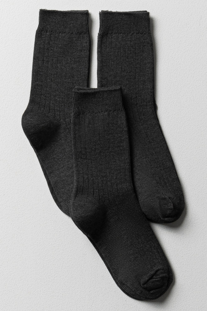 3 Pack Grey Ankle Socks