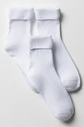 White 3 Pack Anklet Socks