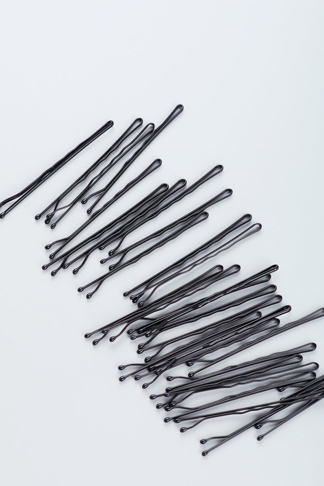30 Pack Black Hair Grips (1)
