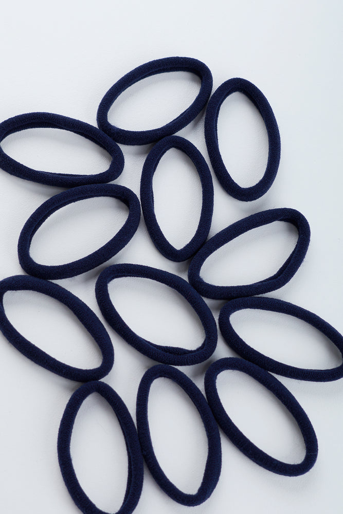 Navy Hair Rings 12 Pack (1)