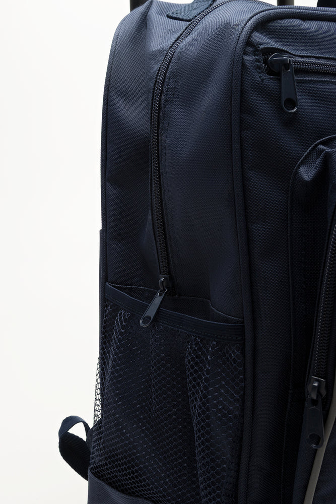 Navy Noise Reducing School Trolley Bag (4)