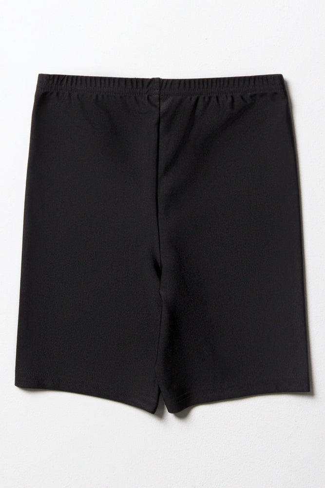 Girls Black Cycling Shorts (2)