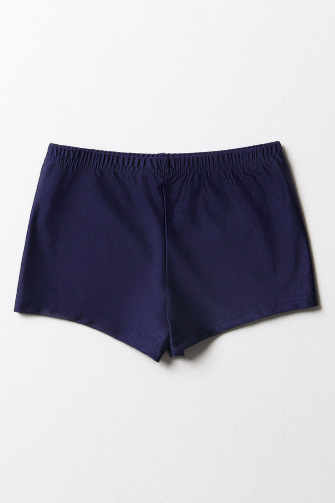 Navy Netball Shorts (2)