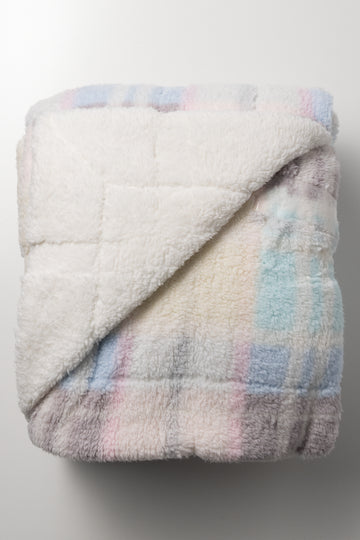 Sherpa Thrown Pastel Pink