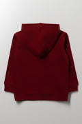 Hoodie With Pocket Burgundy (2)