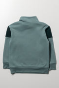 Zip Neck Tracktop Green (2)