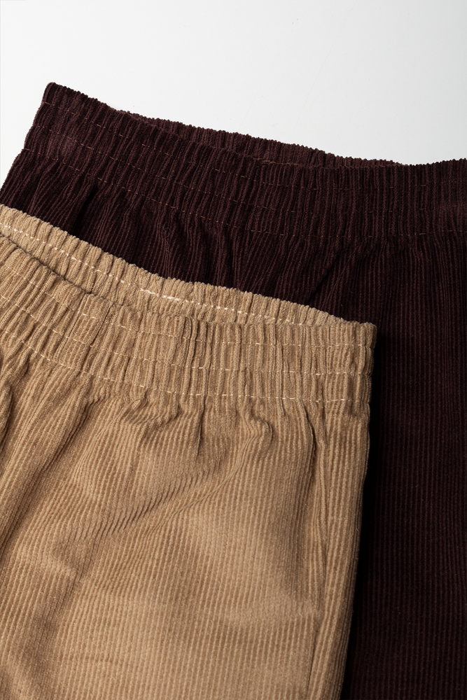 2 Pack Corduroy Pants Natural And Brown (1)