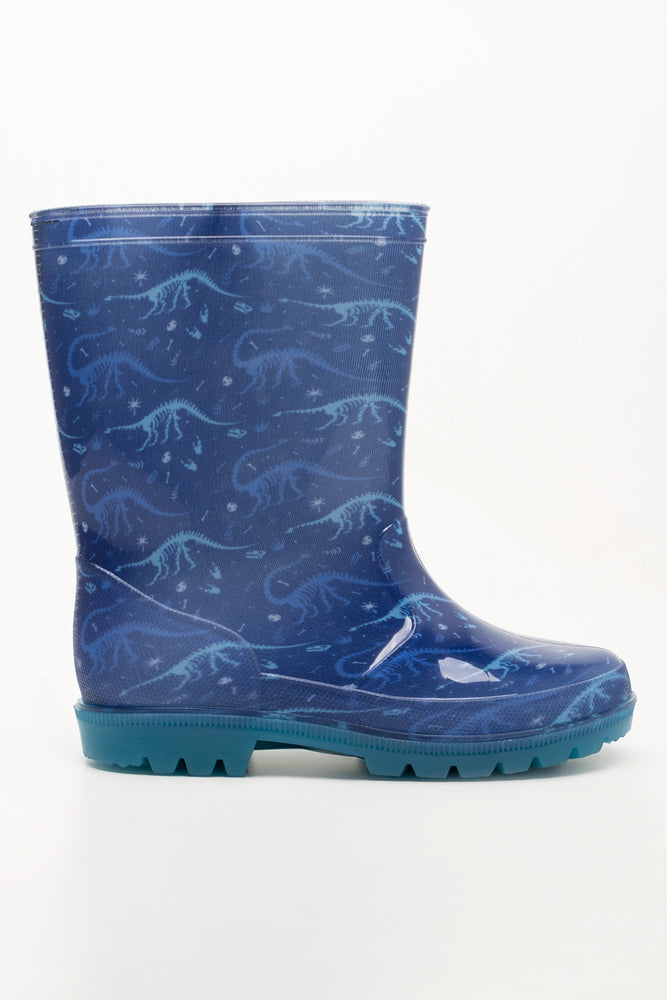 Light Up Rain Boots Blue