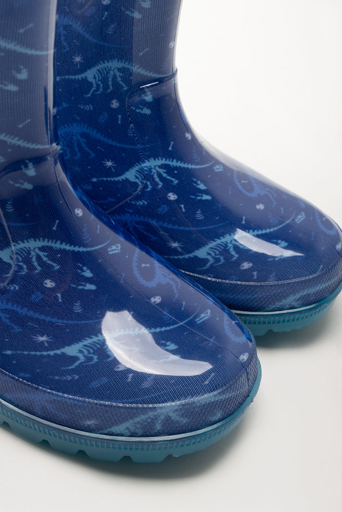 Light Up Rain Boots Blue (2)