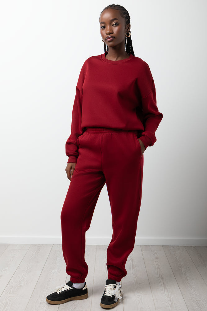 Jogger Trackpants Burgundy