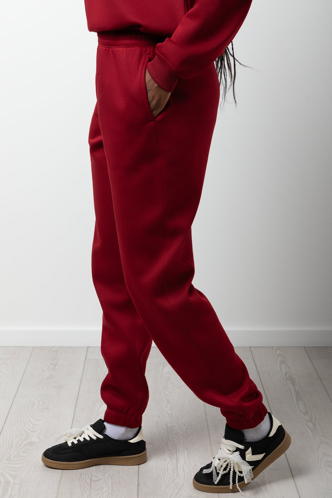 Jogger Trackpants Burgundy
