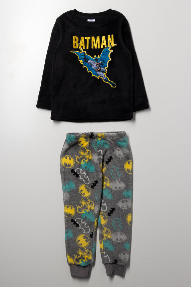 Batman Long Sleeve Pyjamas Black