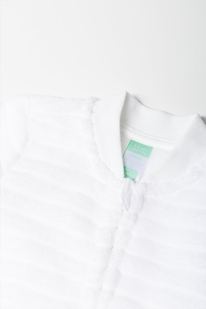 Fleece Sleepsuit White