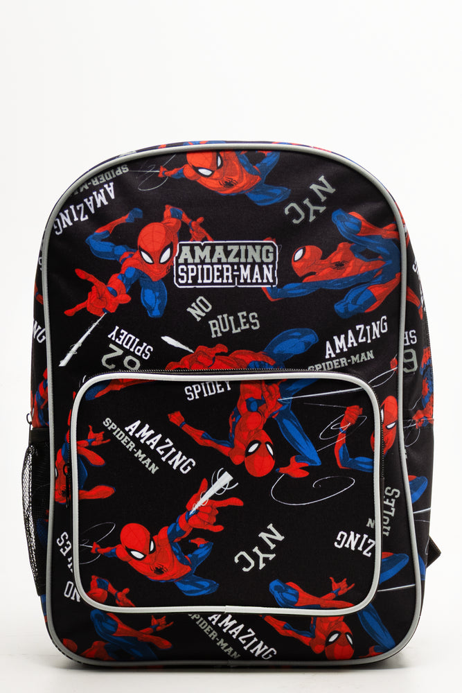 Spider-Man Backpack Black