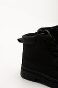 Combat Lace Up Boot Black (3)